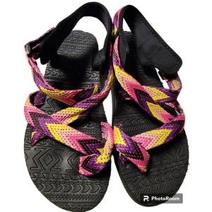 MukLuk Sport Woven Summer Sandals Size 10 New